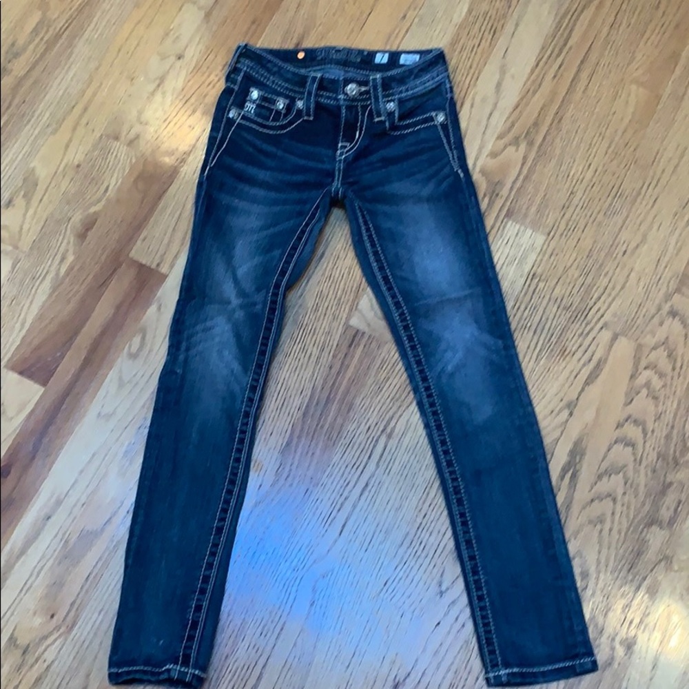 Miss Me jeans, girls size 7 skinny